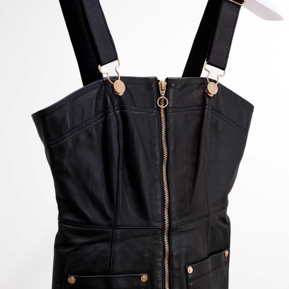 Alice McCall Cherry on Baby Leather Mini Dress - Picture 4 of 14